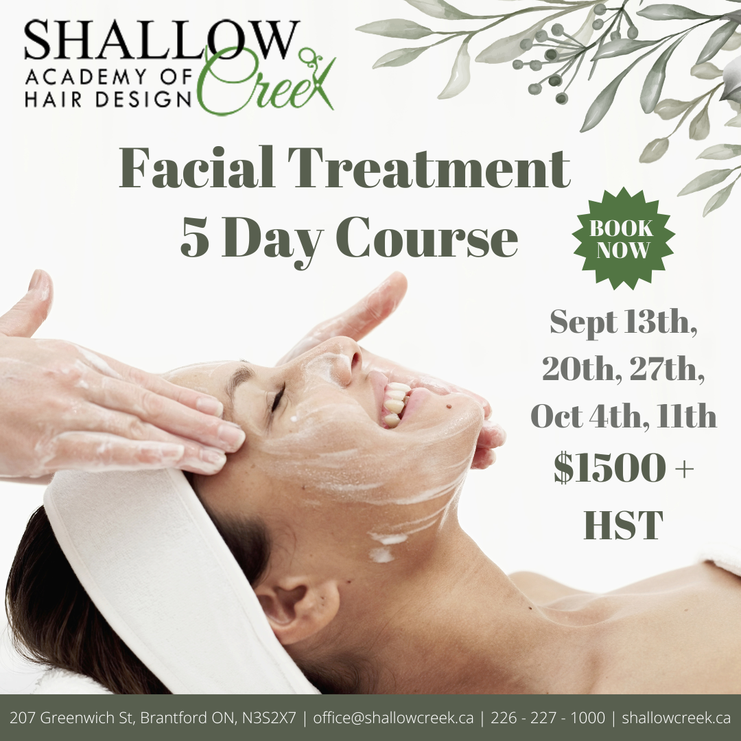 facial facials treatment skin skin care routine beauty anti aging acne class course program certificate aesthetician esthetician spa near me brantford  
