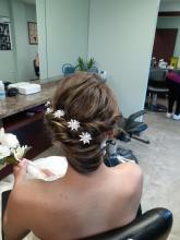 brantford hair salon hairstyling updo up-do braid hair accessories styling wedding hairstyle