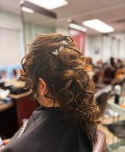 brantford ontario hair stylist hairstylist hair dresser hairdresser hair salon affordable hair services near me curly hair beautiful updo